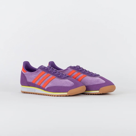 8W - [NEW] Women's adidas SL 72 OG Shoes 'Purple' JI0194 - Picture 2 of 5